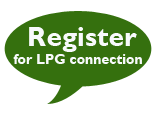 Register for LPG connection